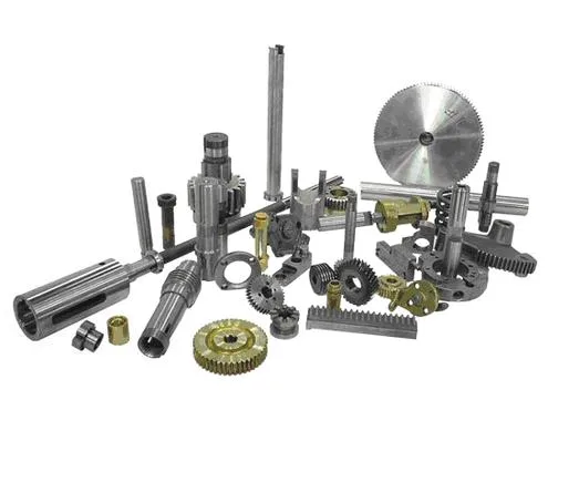 Mixed Turned Shafts, Washers and Gears Assortment