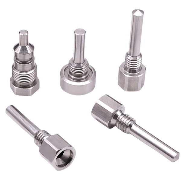 Stainless Steel Stepped Thermowells with Hex Fittings