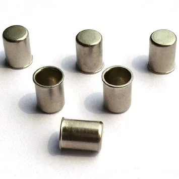 Brass and Steel Small Cup Shells, Seven-Piece