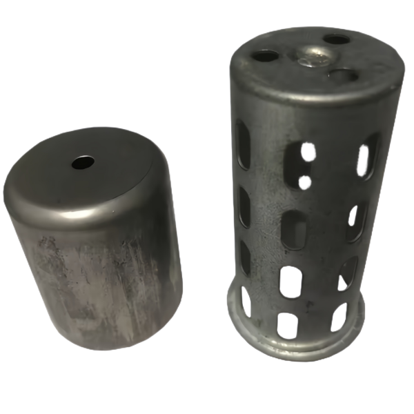 Steel Deep Drawn Cups with Perforated Filter Shell