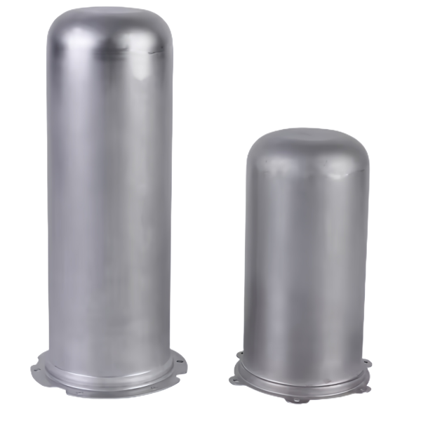 Steel Deep Drawn Dome End Cylindrical Sleeves