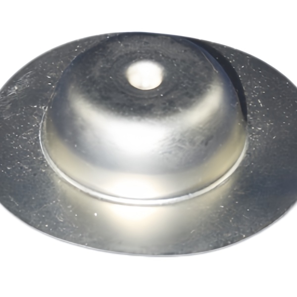 Steel Deep Drawn Dome Plug with Large Flange