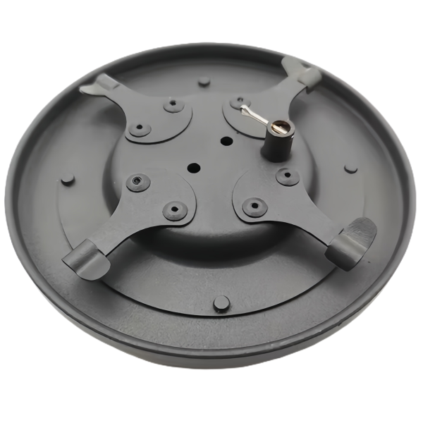 Steel Deep Drawn Round Cover with Mounting Clips