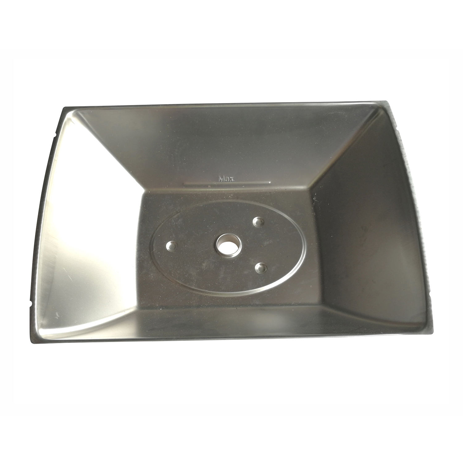 Steel Deep Drawn Square Pan with Center Boss