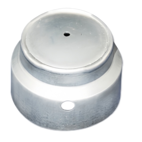 Steel Deep Drawn Stepped Cover with Side Hole